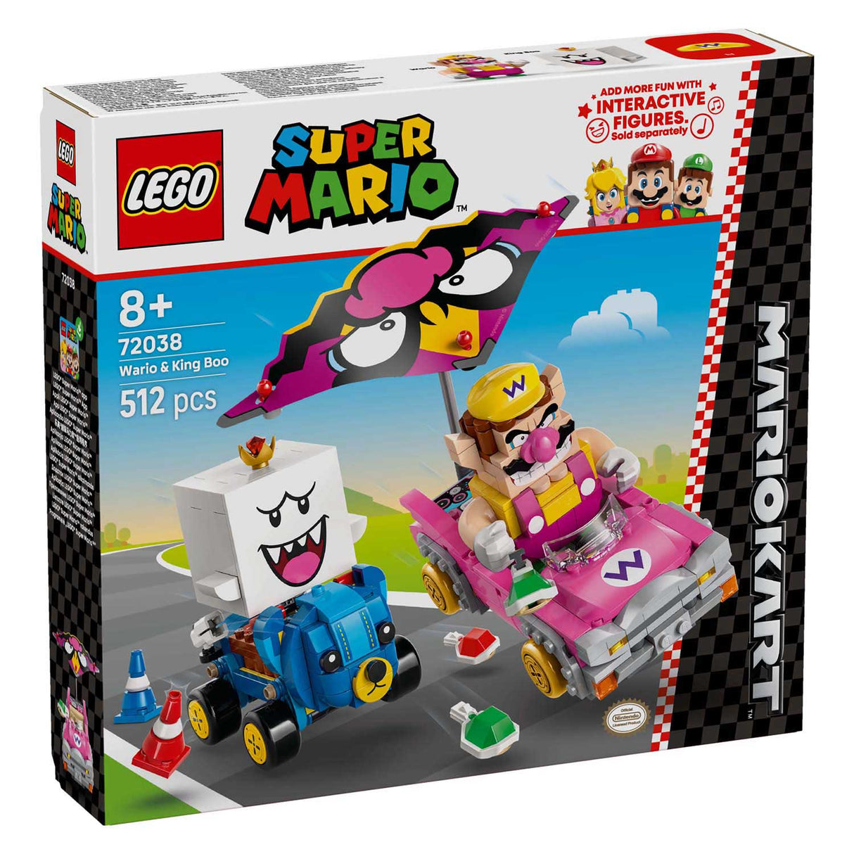 Lego super mario 72038 wario och king boo