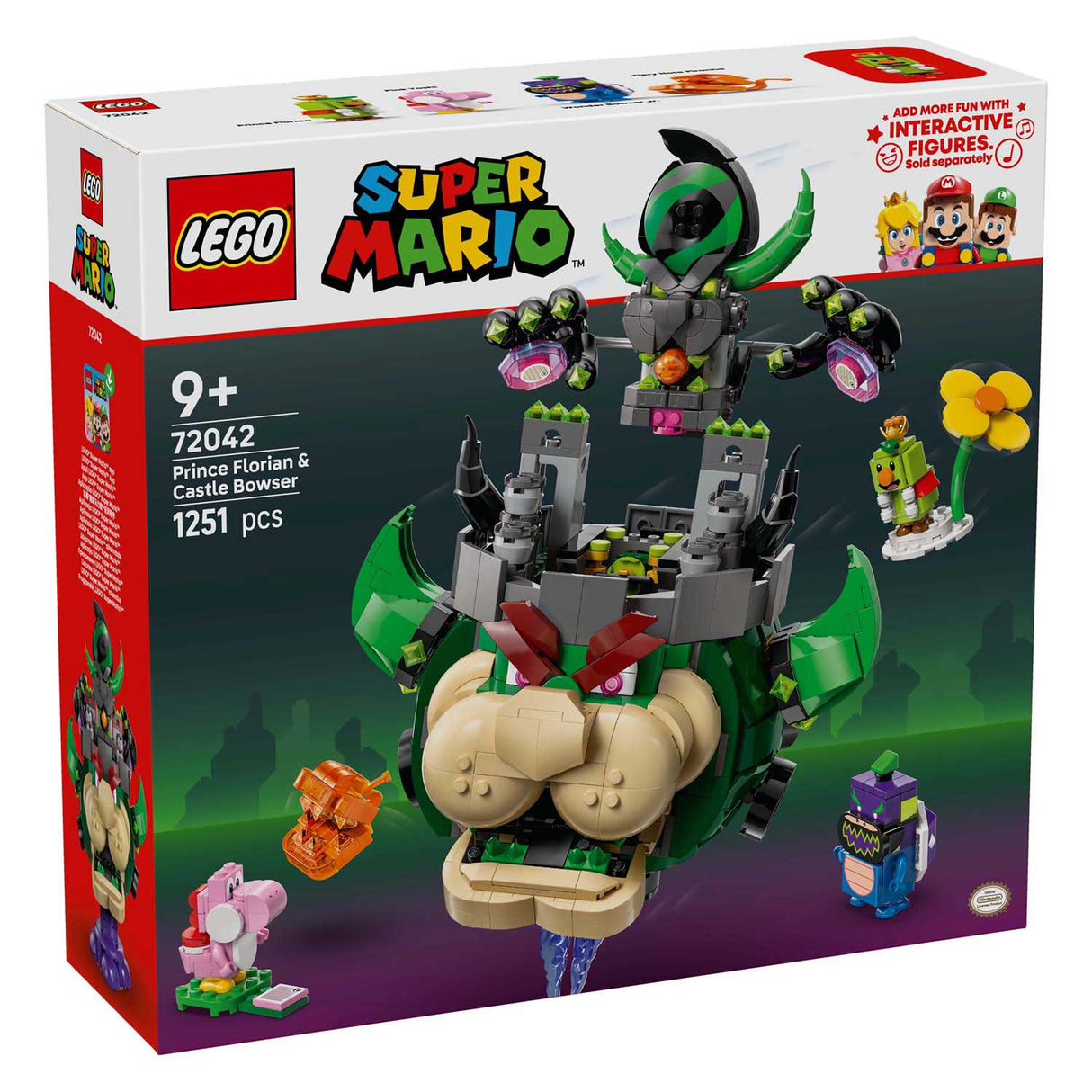 Lego super mario 72042 prince florian and bowser castle