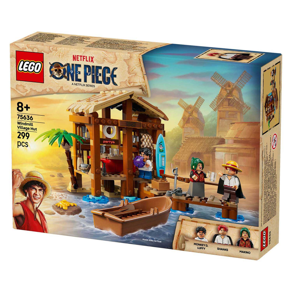 Lego one piece 75636 hut in windmill village
