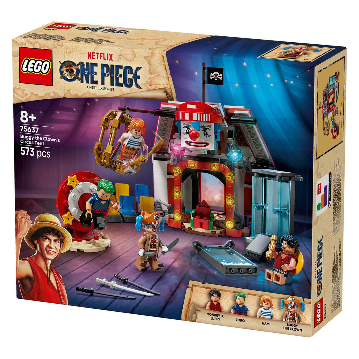 Lego one piece 75637 circus tent of buggy the clown