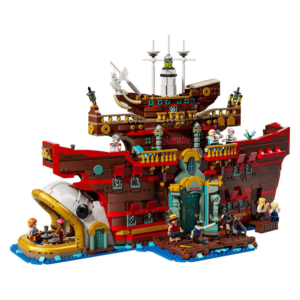 Lego One Piece 75640 pływająca restauracja Baratie