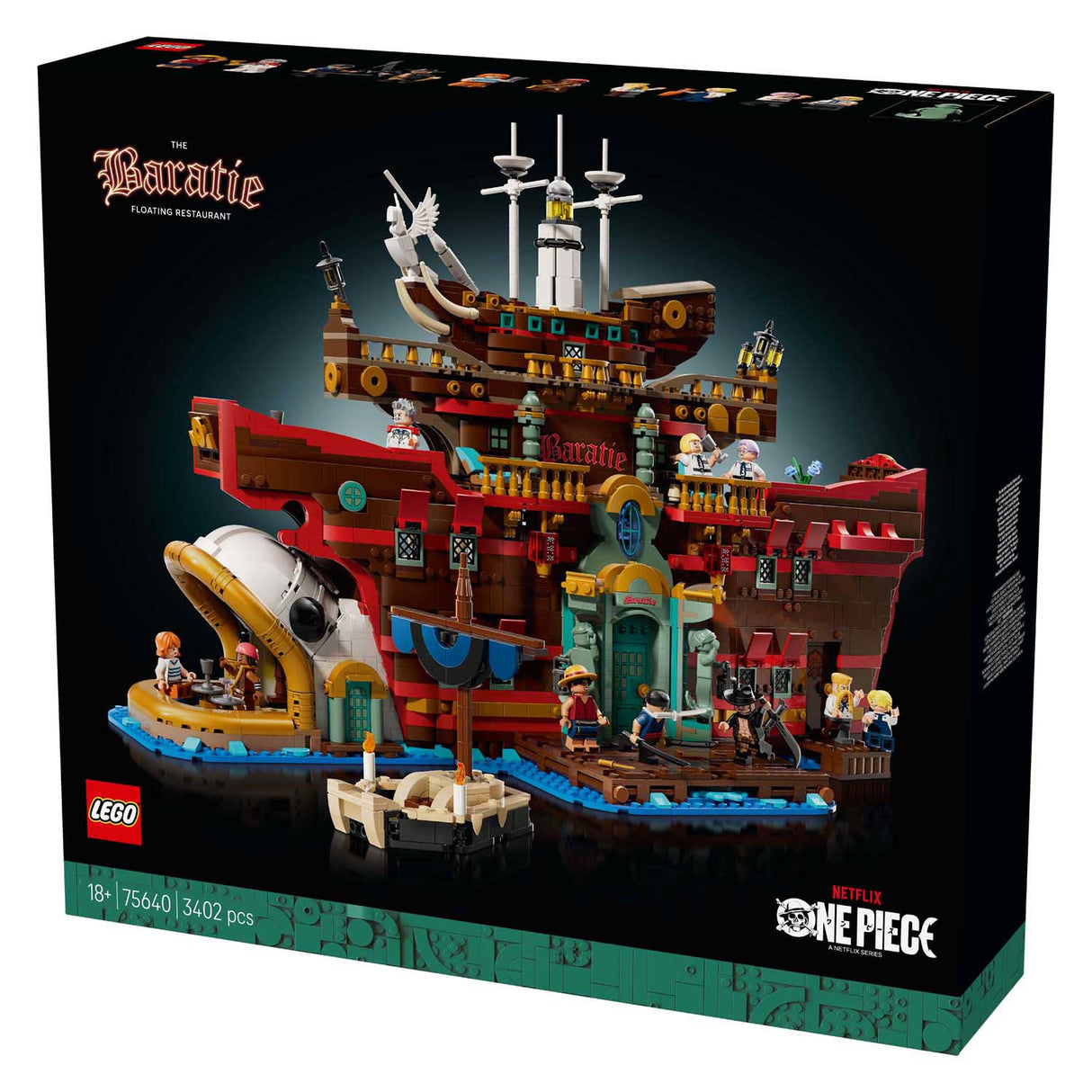 Lego 75640 one piece the floating restaurant bara