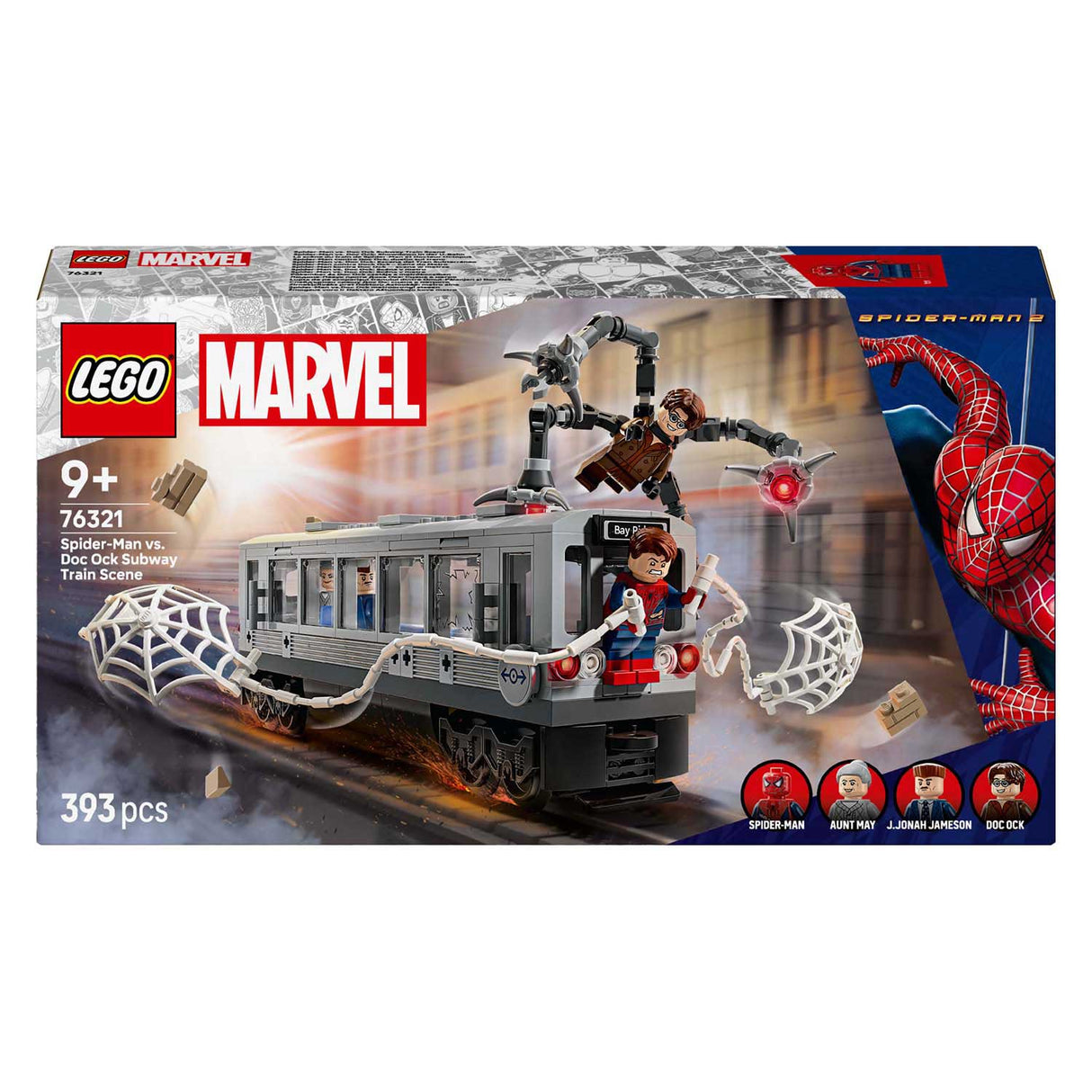 Lego super heroes marvel 76321 spider-man vs doc ock metro scene