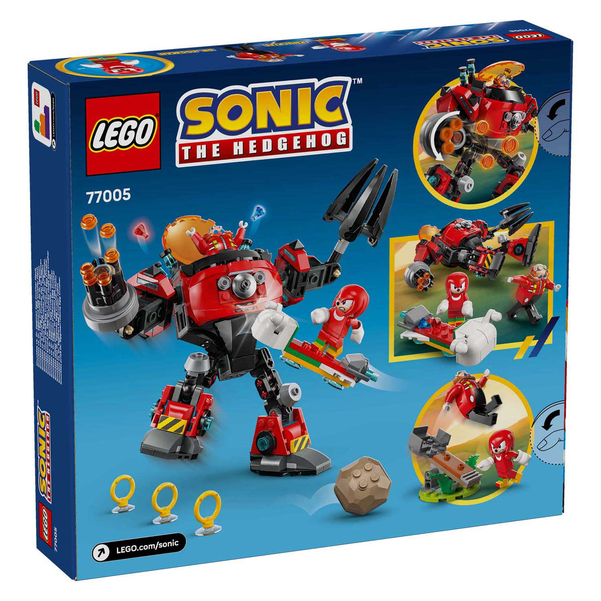 Lego Sonic 77005 Knuckles vs. Dr. Eggman Egg Crusher Mech