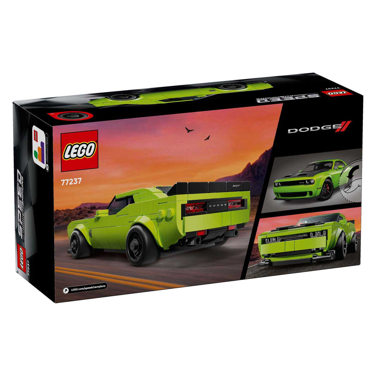 Lego Speed Champions 77237 Dodge Challenger SRT Hellcat sports car