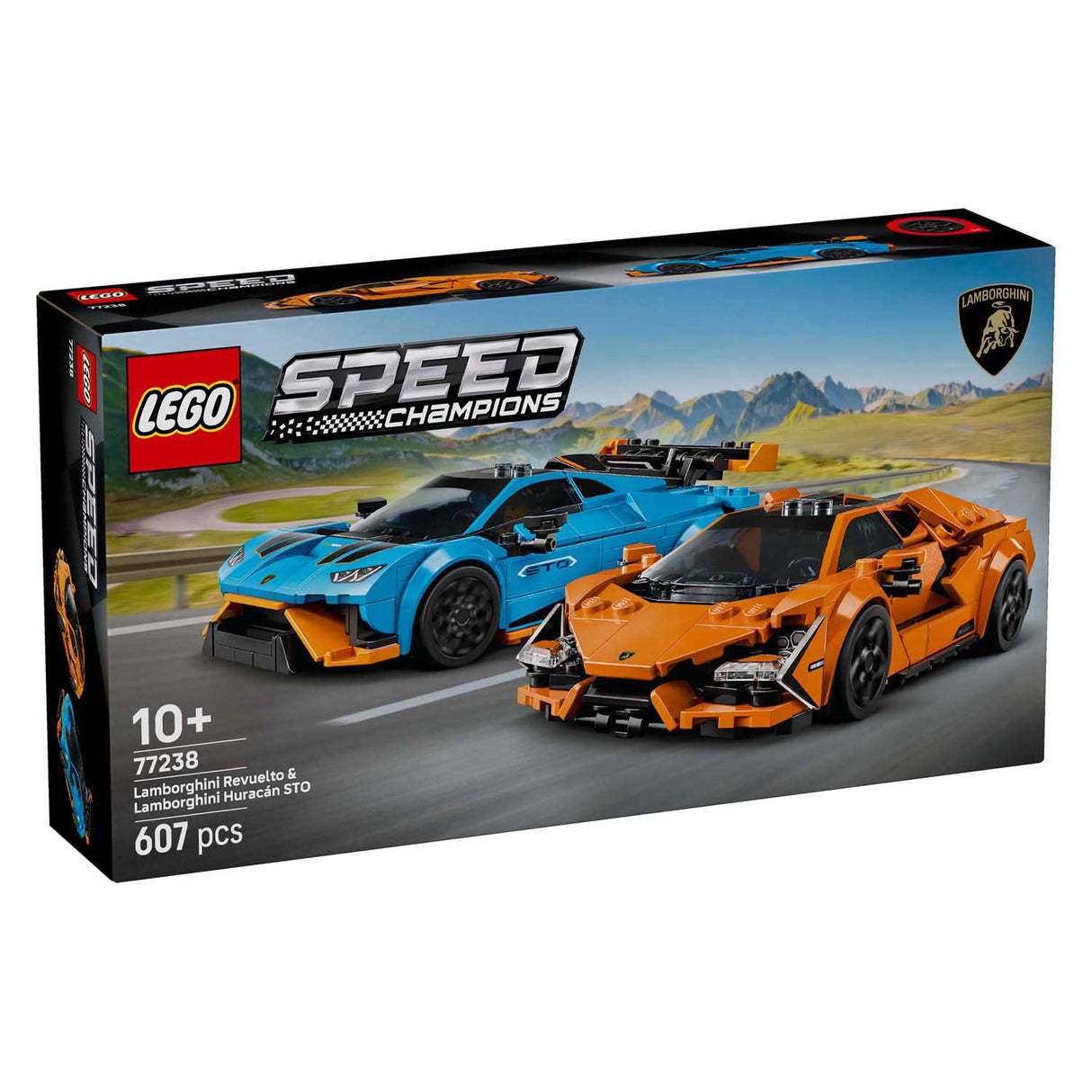 Lego Speed Champions 77238 Lamborghini Revuelto an Huracan Sto