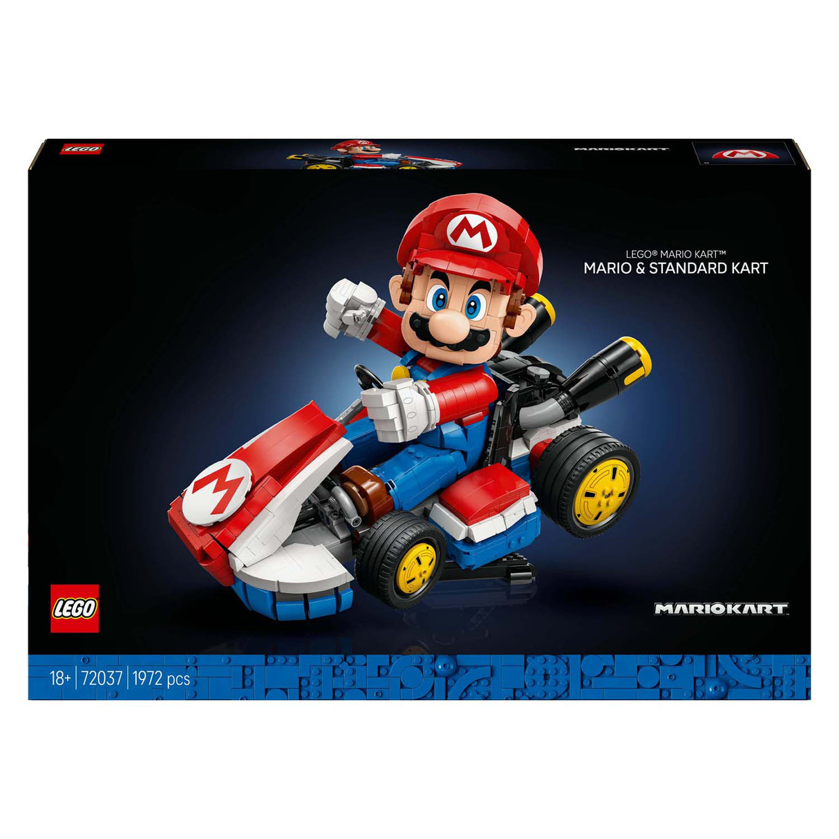 Lego super mario 72037 mario kart mario and standard kart