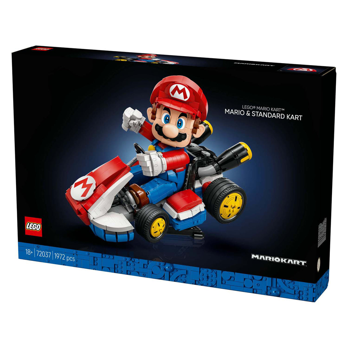 Lego super mario 72037 mario kart mario and standard kart