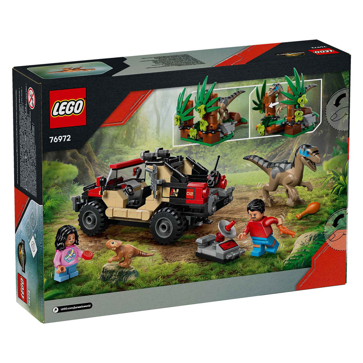 Lego jurassic world 76972 offroad eaptor escape