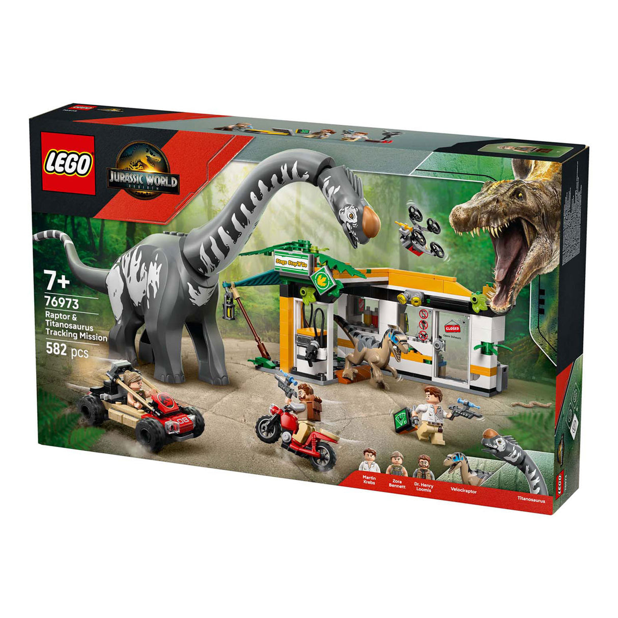 Lego Jurassic World 76973 Raptor and Titanosaurus Search Mission