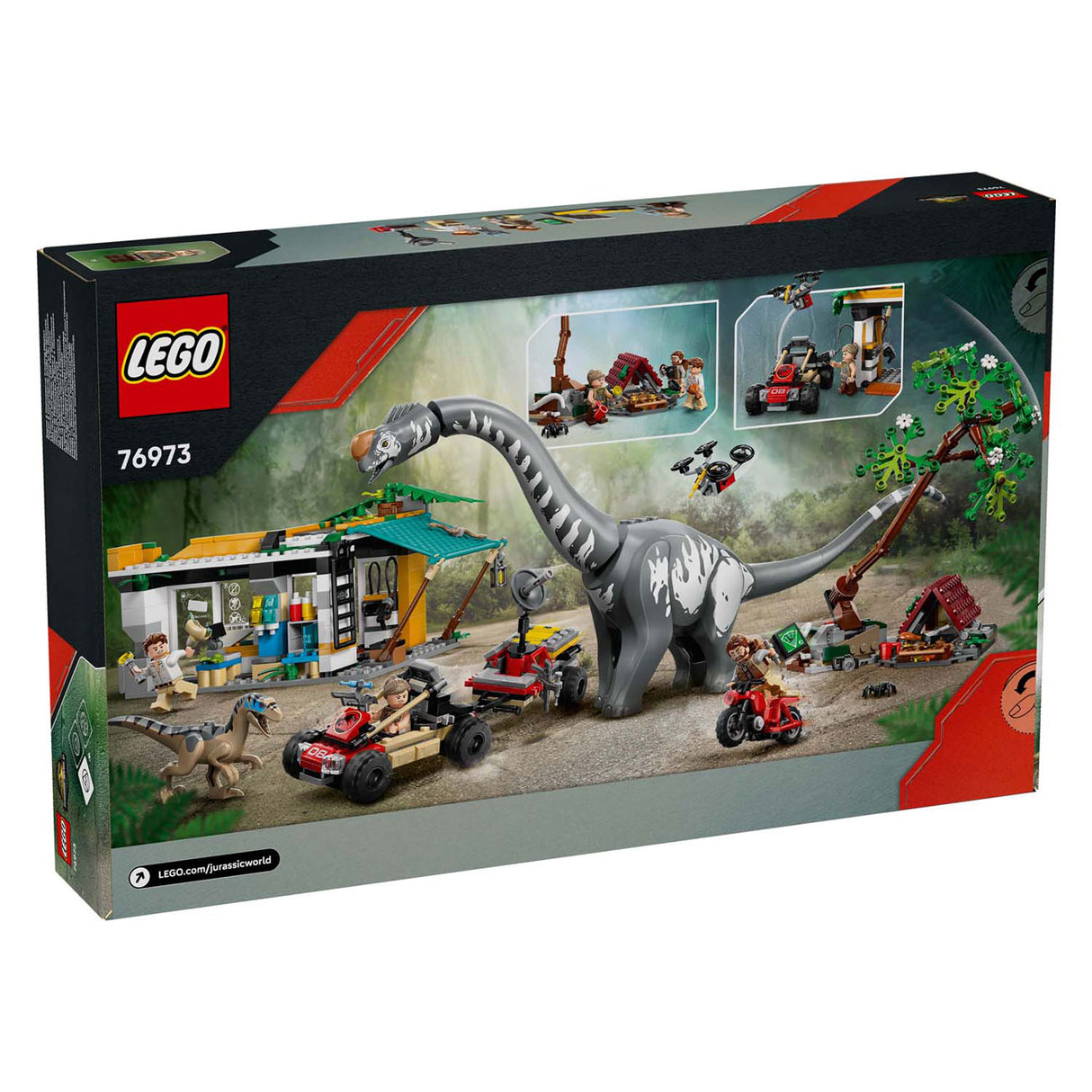 Lego Jurassic World 76973 Raptor and Titanosaurus Search Mission