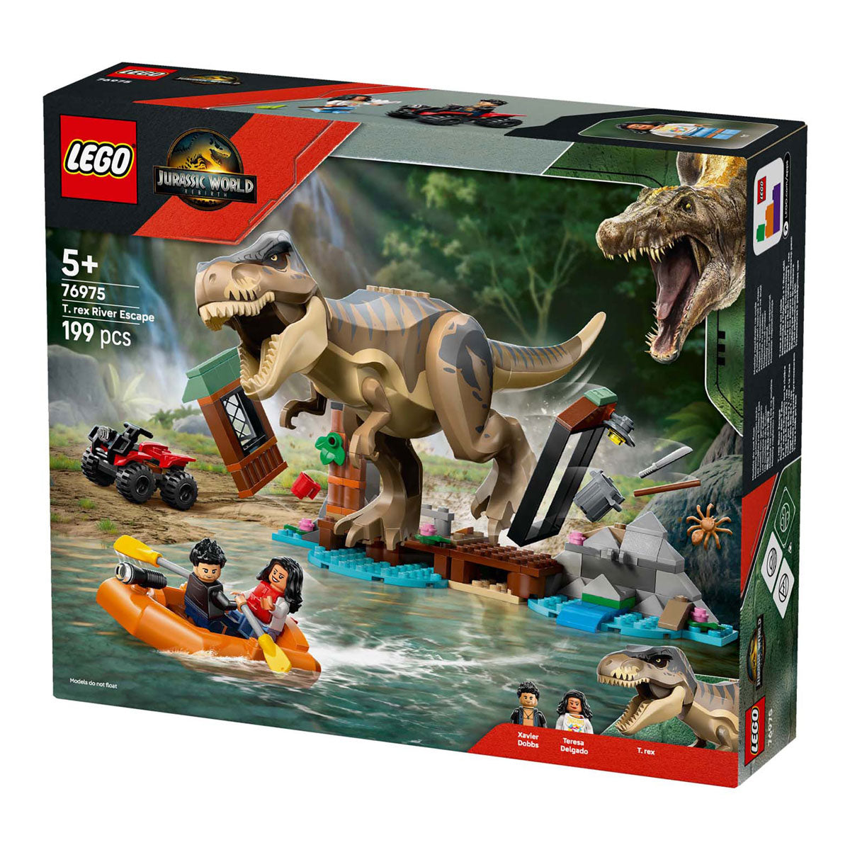 Lego jurassic world 76975 t. rex river escape
