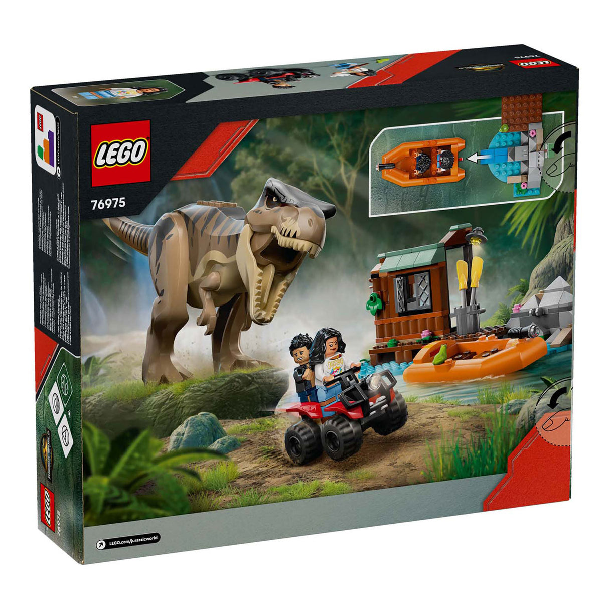Lego jurassic world 76975 t. rex river escape