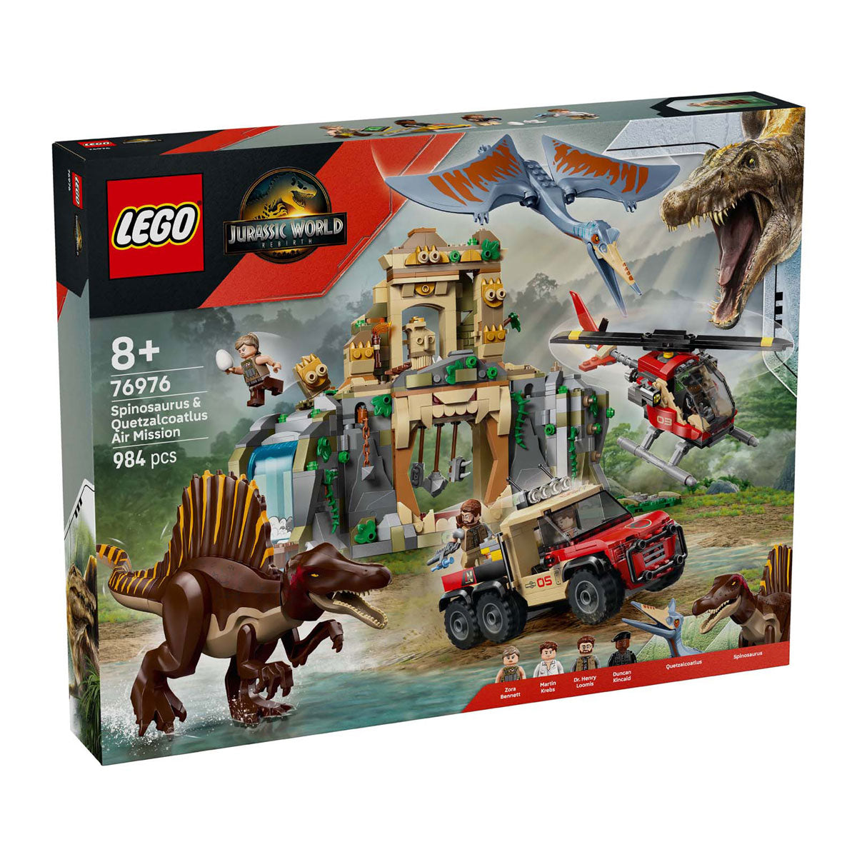 Lego Jurassic World 76976 Spinosaurus and Quetzalcoatlus Air Mission