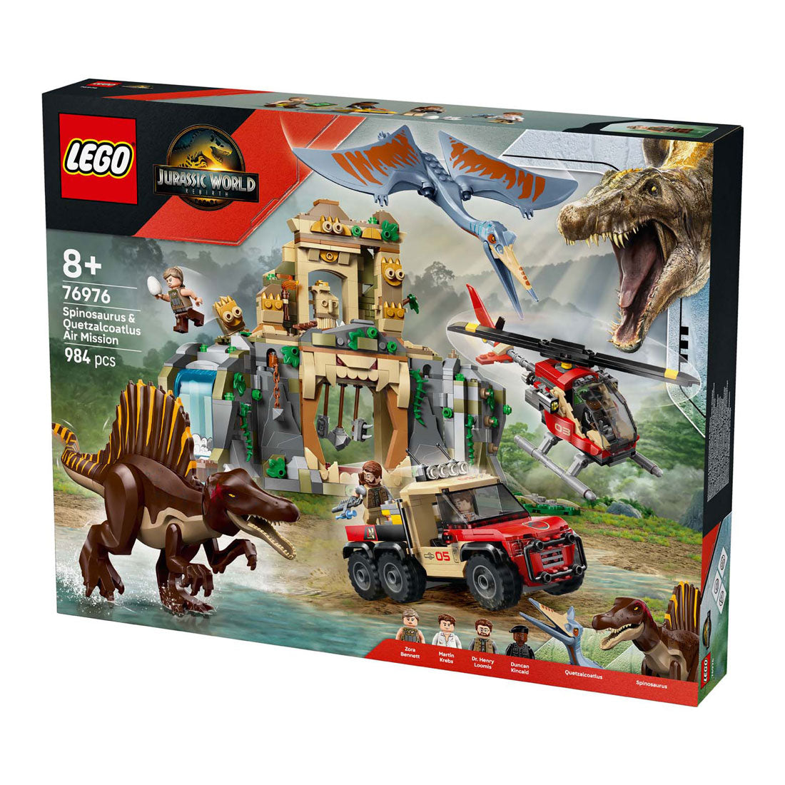Lego Jurassic World 76976 Spinosaurus and Quetzalcoatlus Air Mission