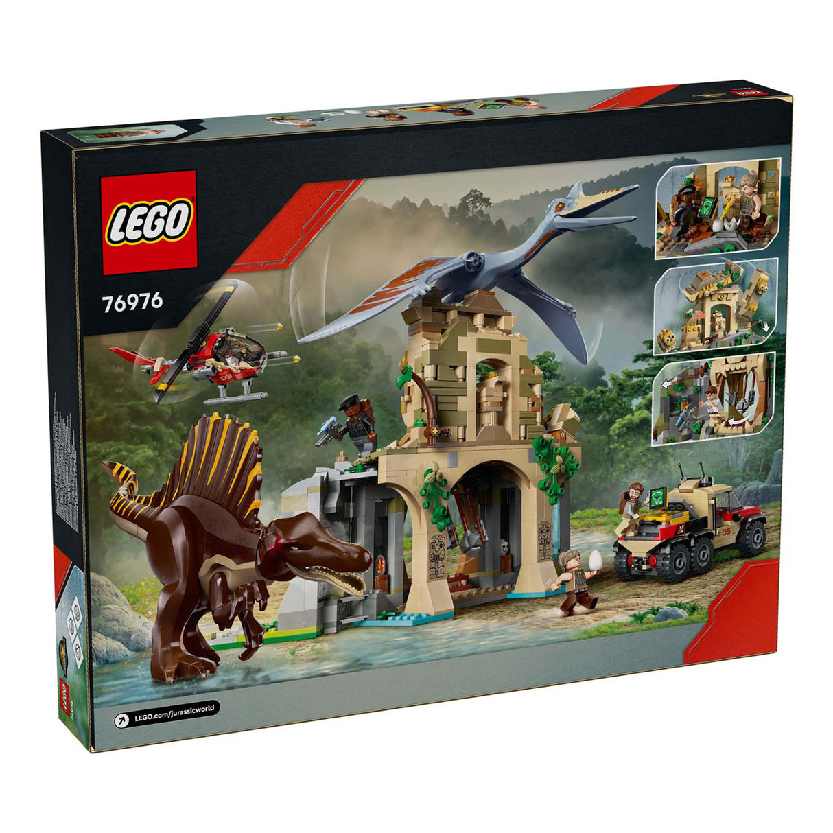 Lego Jurassic World 76976 Spinosaurus and Quetzalcoatlus Air Mission