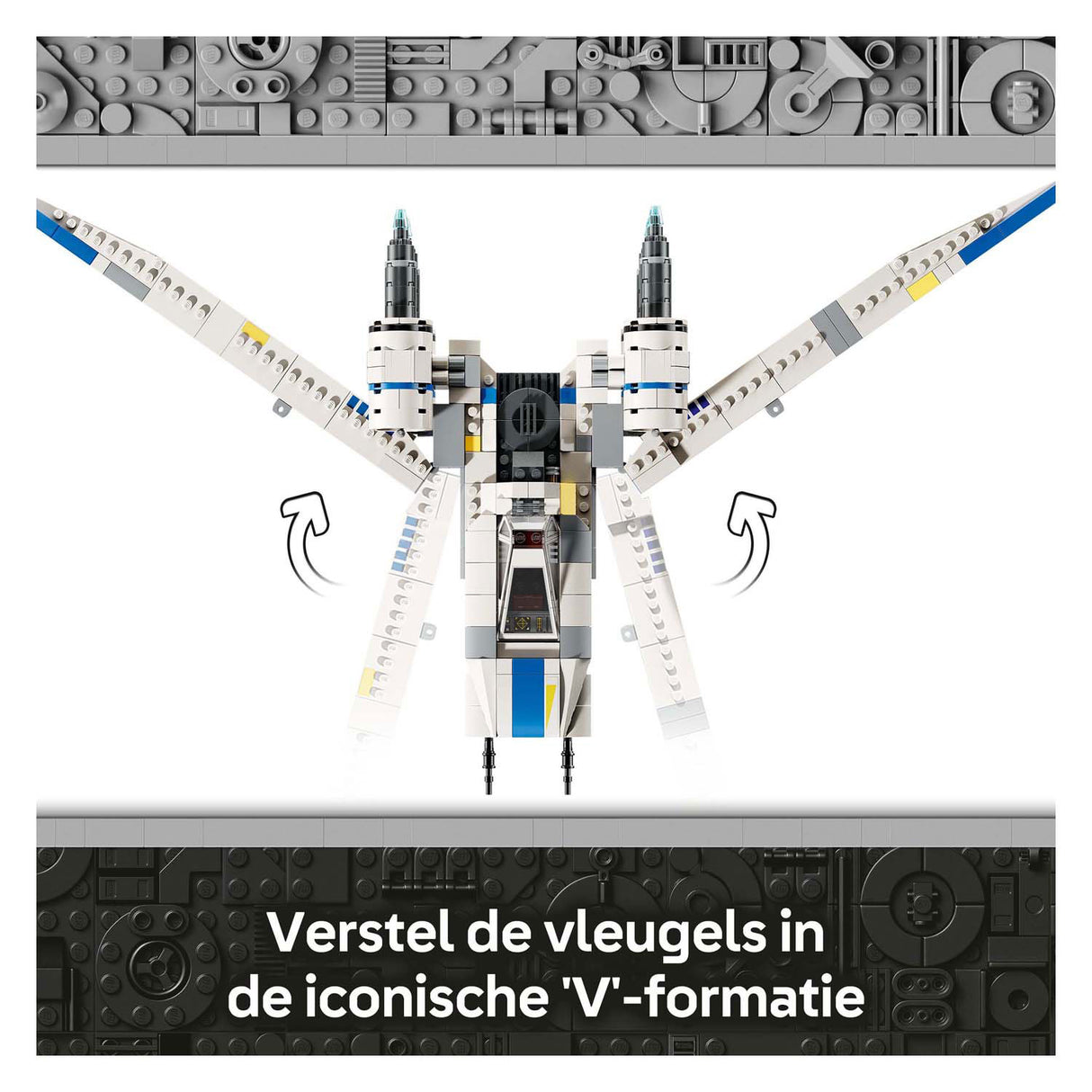 Lego star wars 75399 nebo vesmírná stíhačka rebelů U-wing