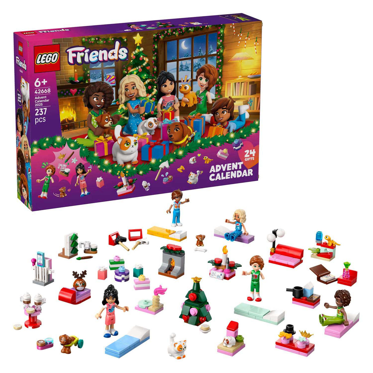 Lego friends 42668 advent calendar 2025