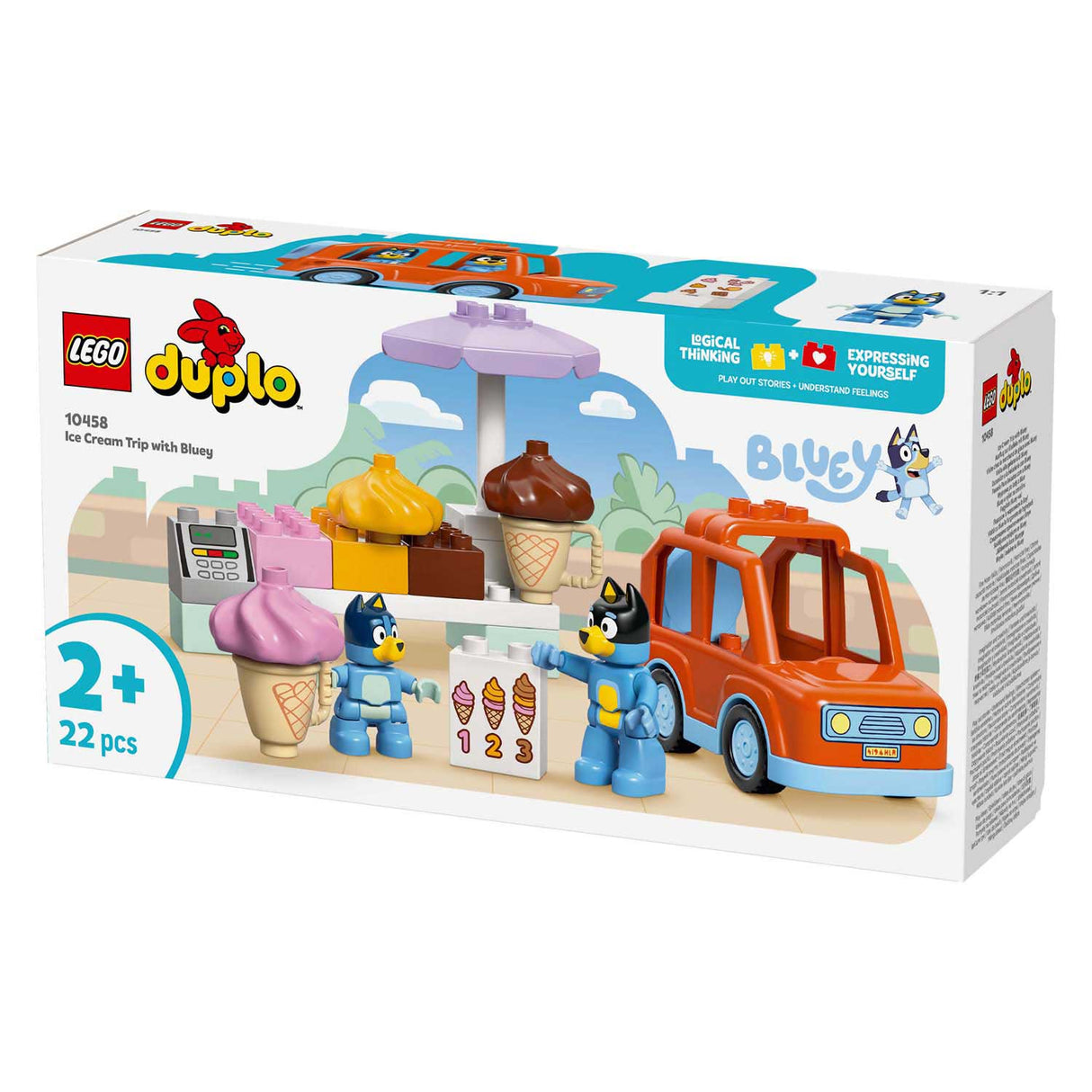 Lego duplo 10458 getting an ice cream with bluey