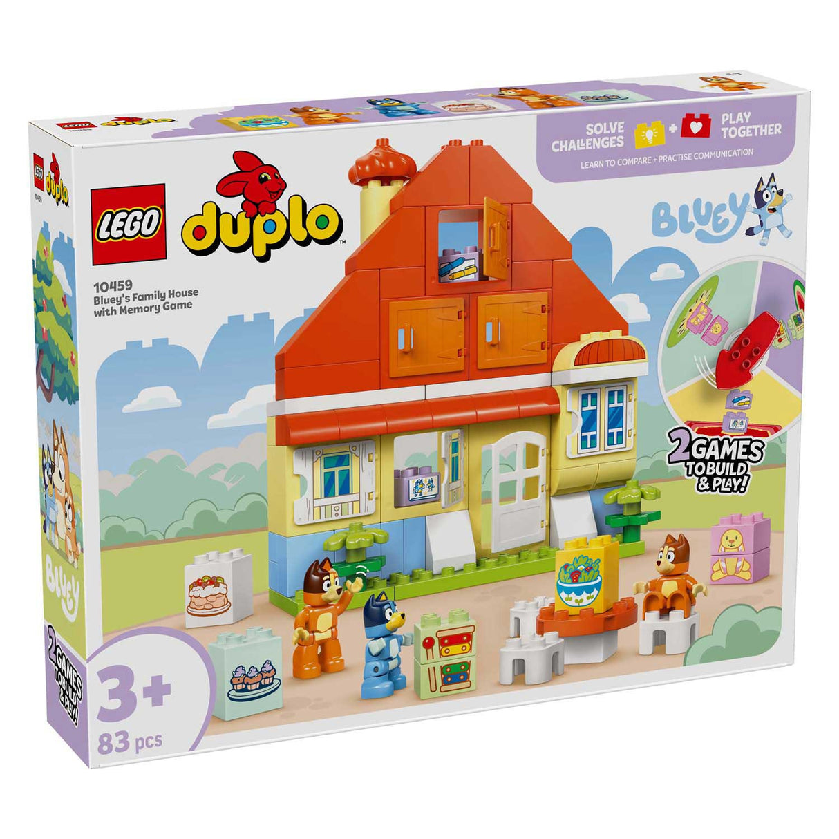Lego Duplo 10459 dům Bluey a její rodiny s pexesem