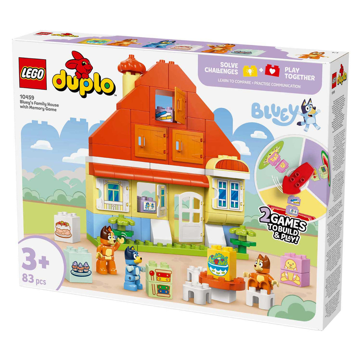 Lego Duplo 10459 dům Bluey a její rodiny s pexesem