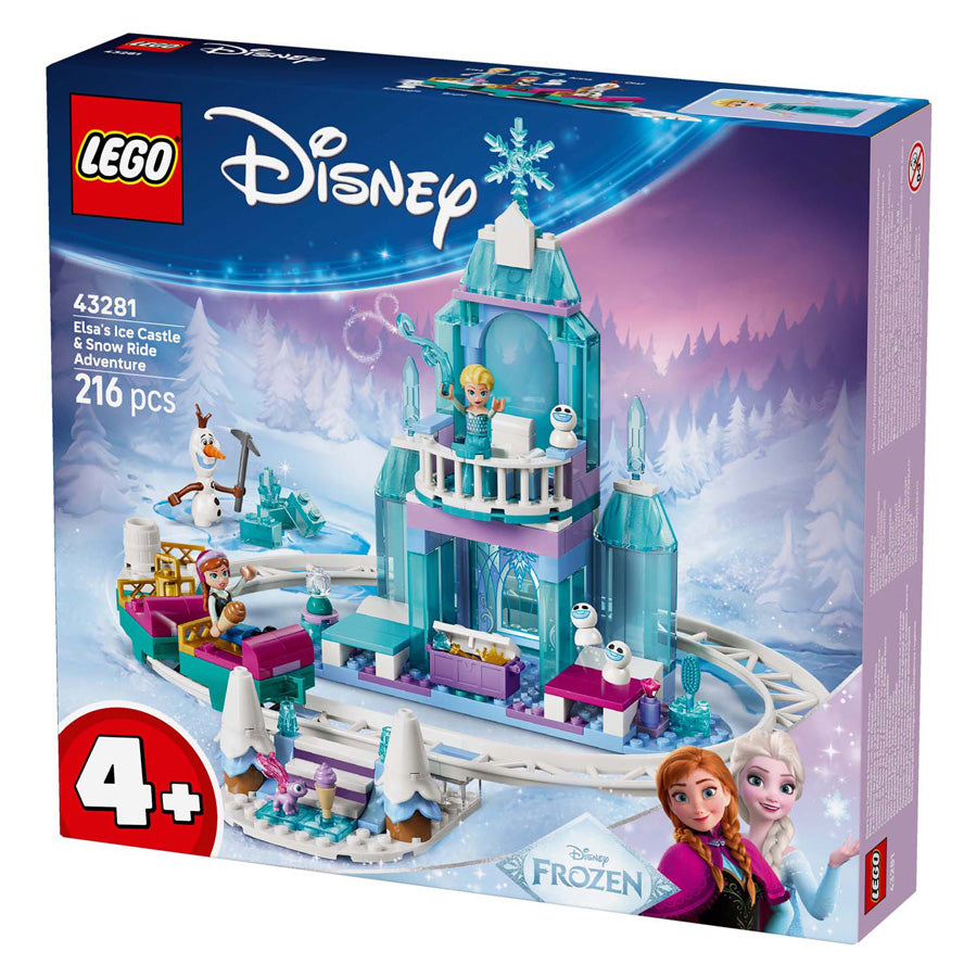 Lego disney princess 43281 elsa's ijskasteel en sneeuwrit