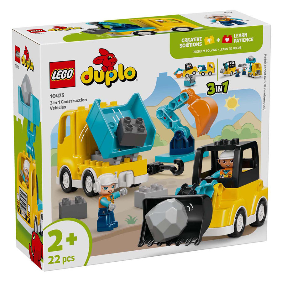 Lego duplo town 10475 3in1 bouwvoertuigen