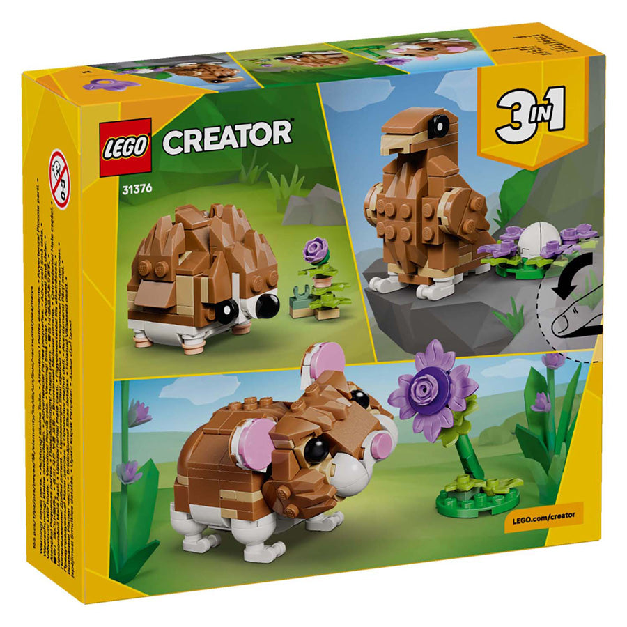 Lego creator 31376 schattige hamster met bloem