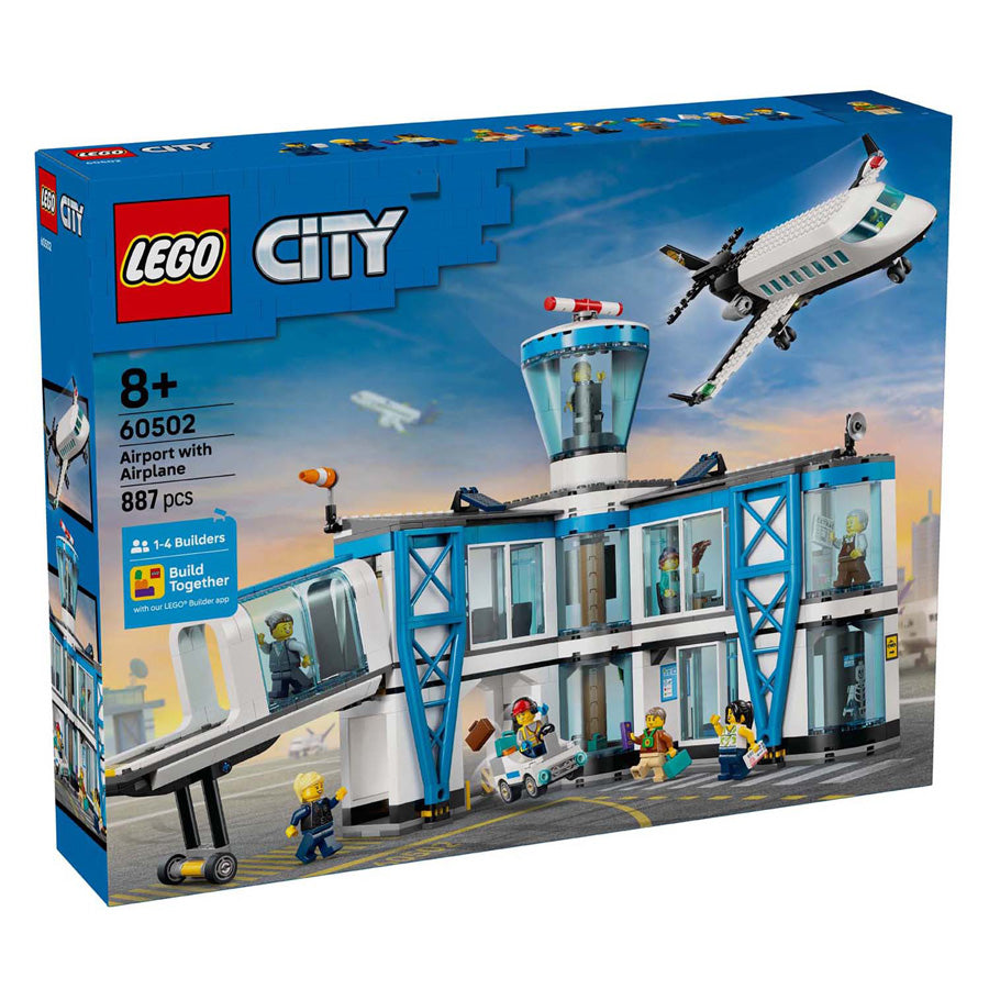Lego my city 60502 luchthaven met vliegtuig