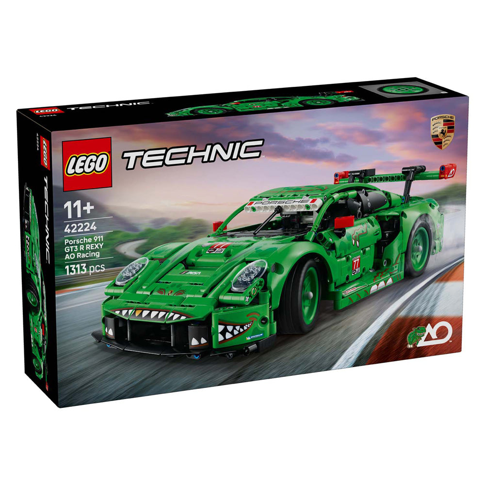 Lego technic 42224 porsche 911 gt3 r rexy ao racing auto