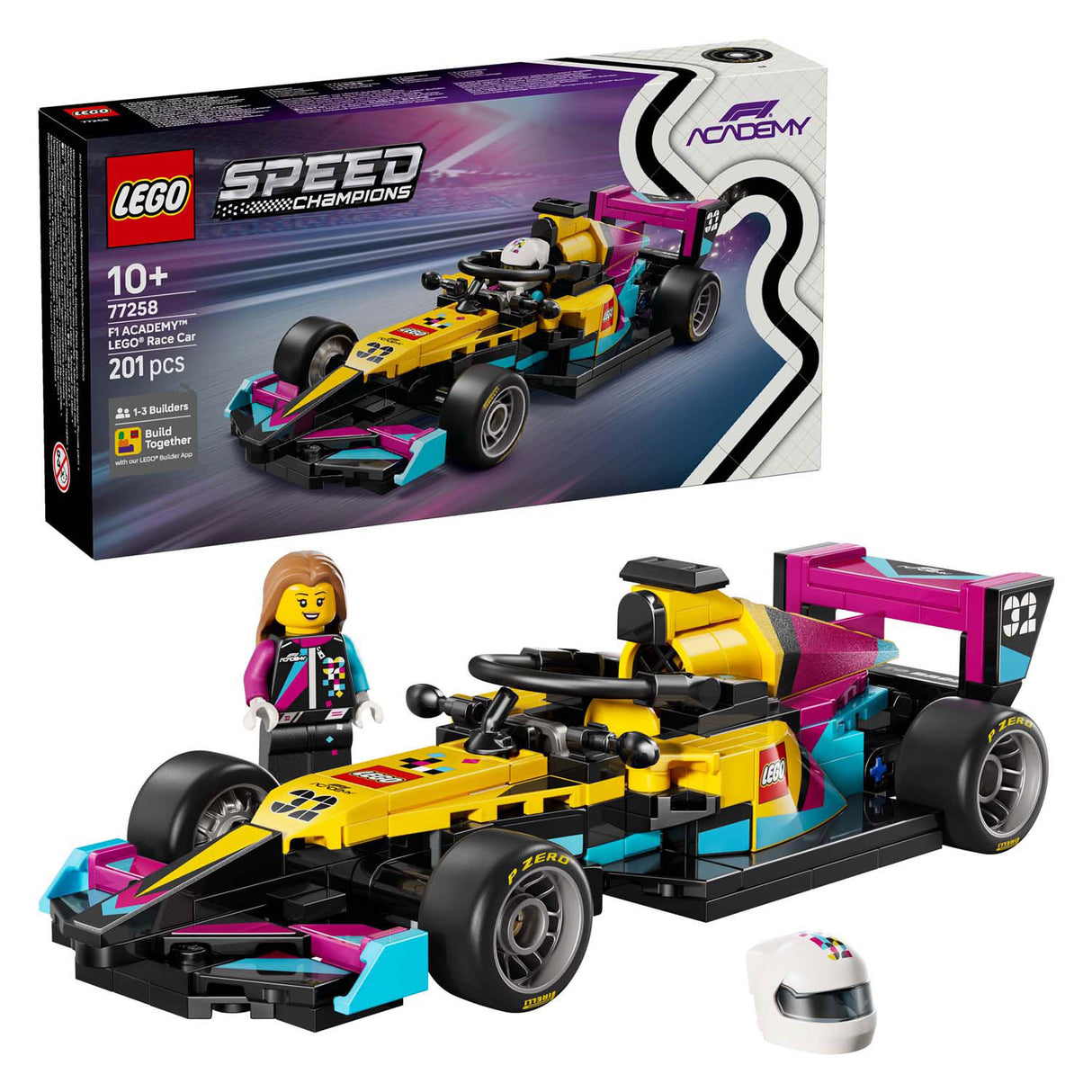 Lego speed champions 77258 f1 academy racewagen