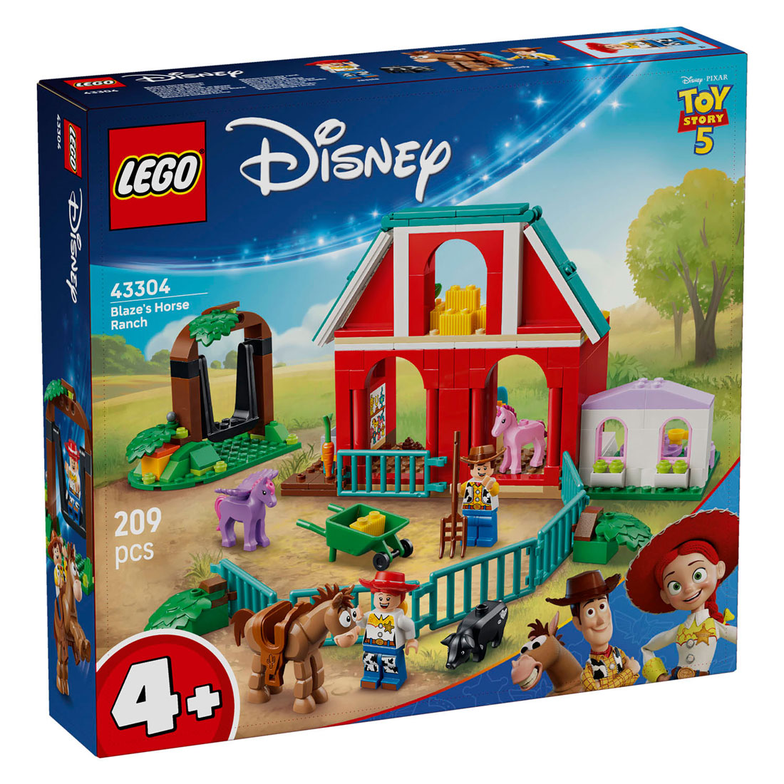 Lego disney 43304 blaze's paardenranch