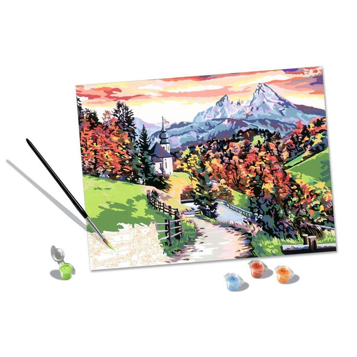 Ravensburger Kreart Painting bei Nummer - schöne Bayern