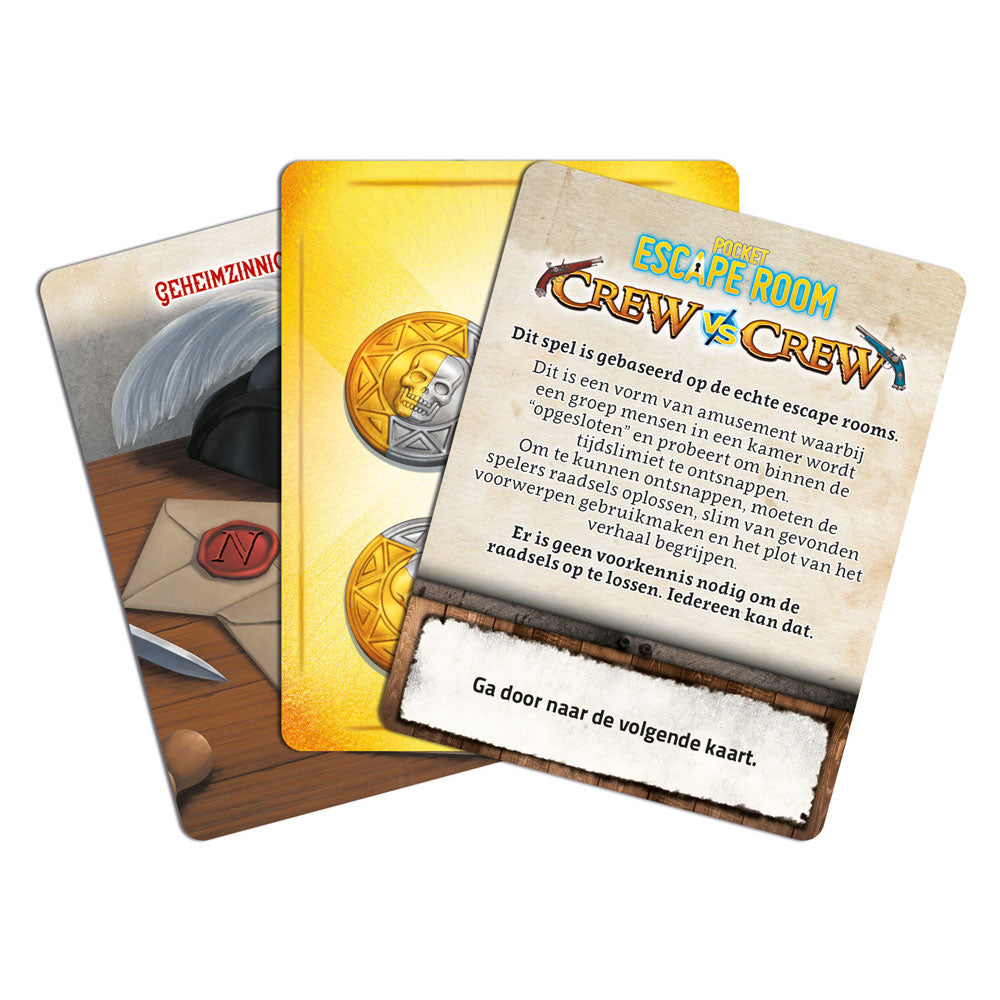 999 Games Pocket Escape Room: Crew vs Crew Brainbreaker