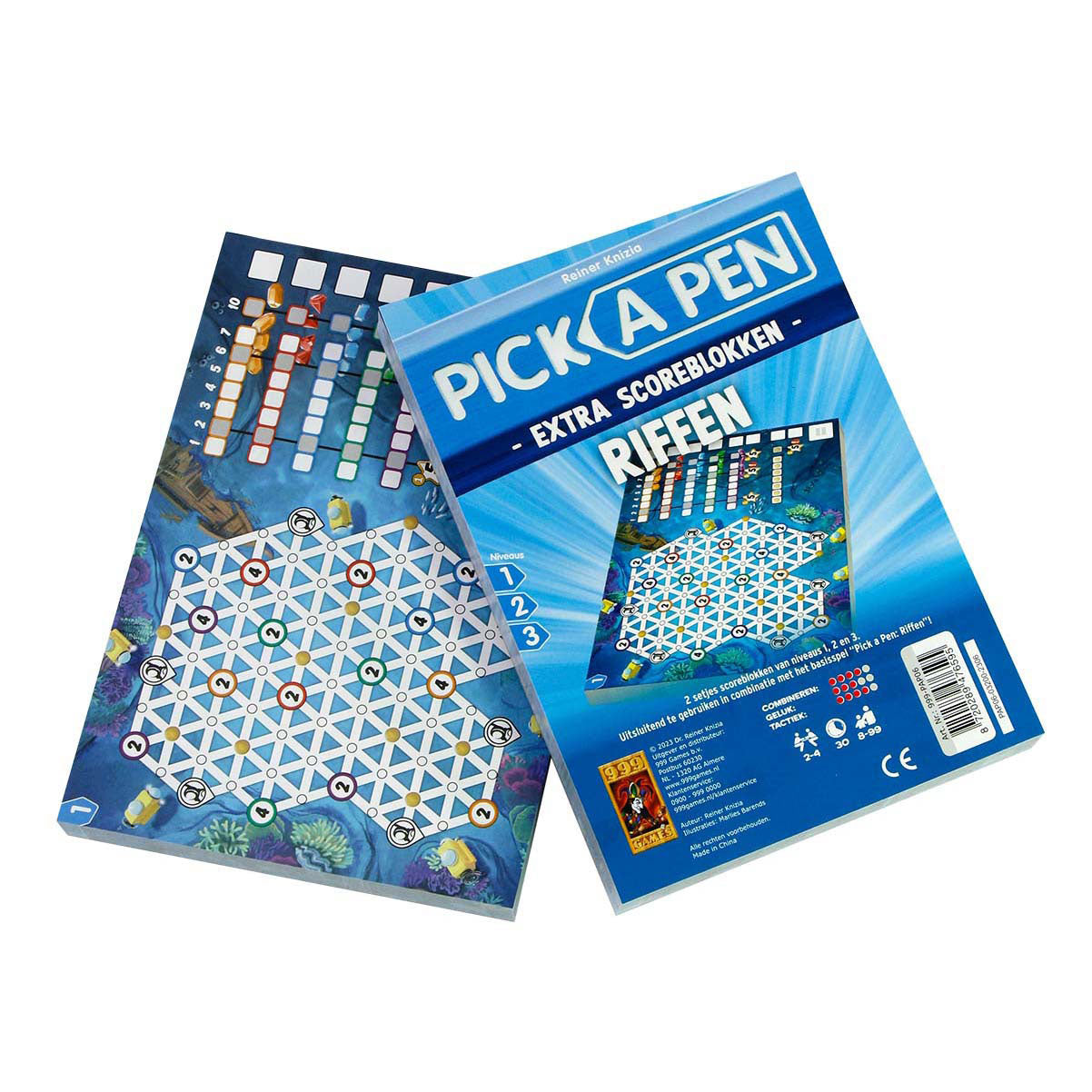 999games 999 games pick a pen reefs score pads, 2 pcs.