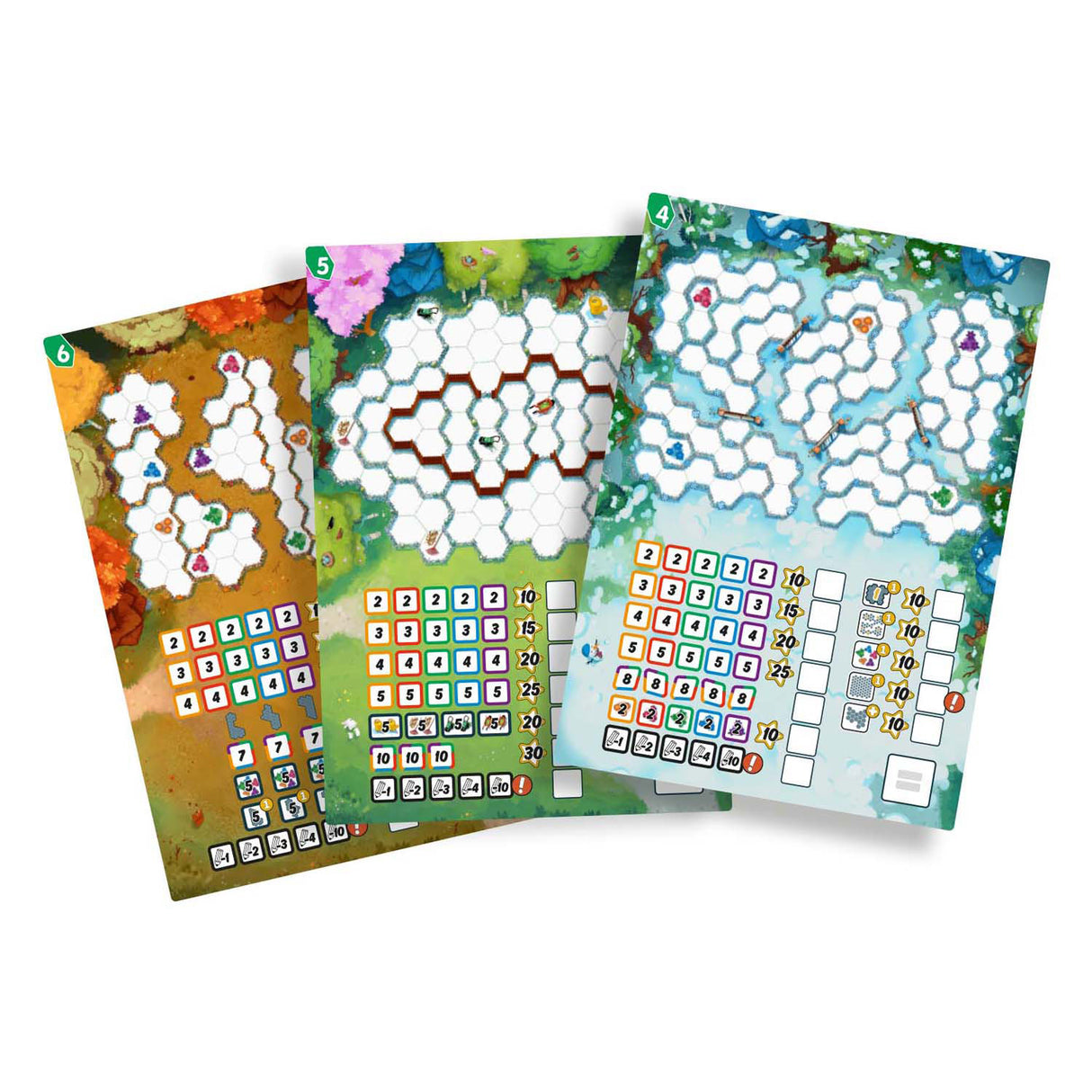 999games 999 giochi scegli un recinto giardini: blocchi punteggio livello stagione 4,5,6, 2 pz.