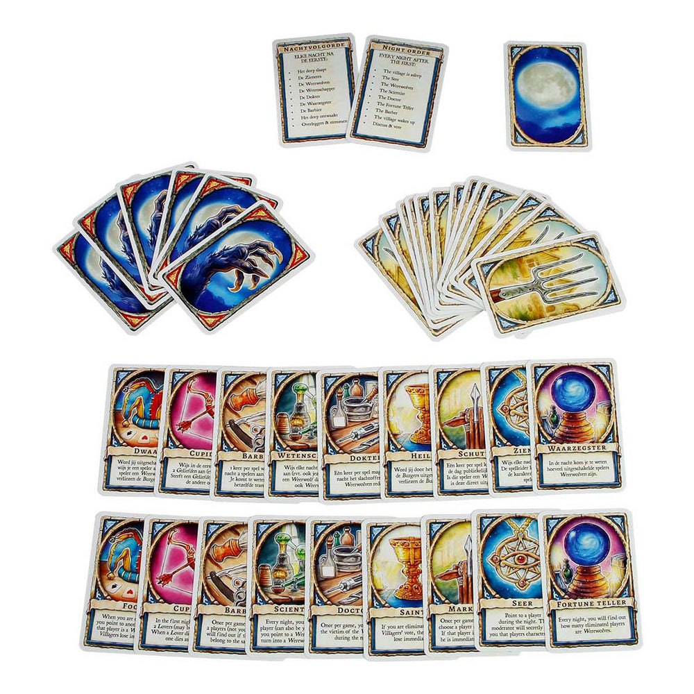 999games game the werewolves basic game card game party game