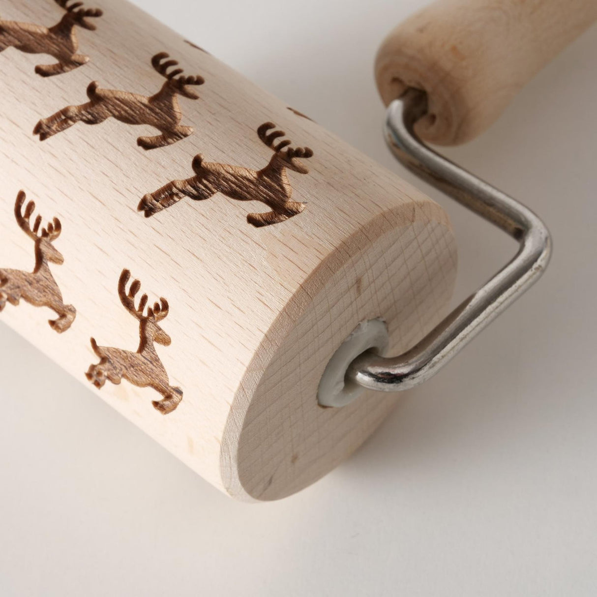 Boltze home deegroller met kerstprint 8x5x17cm