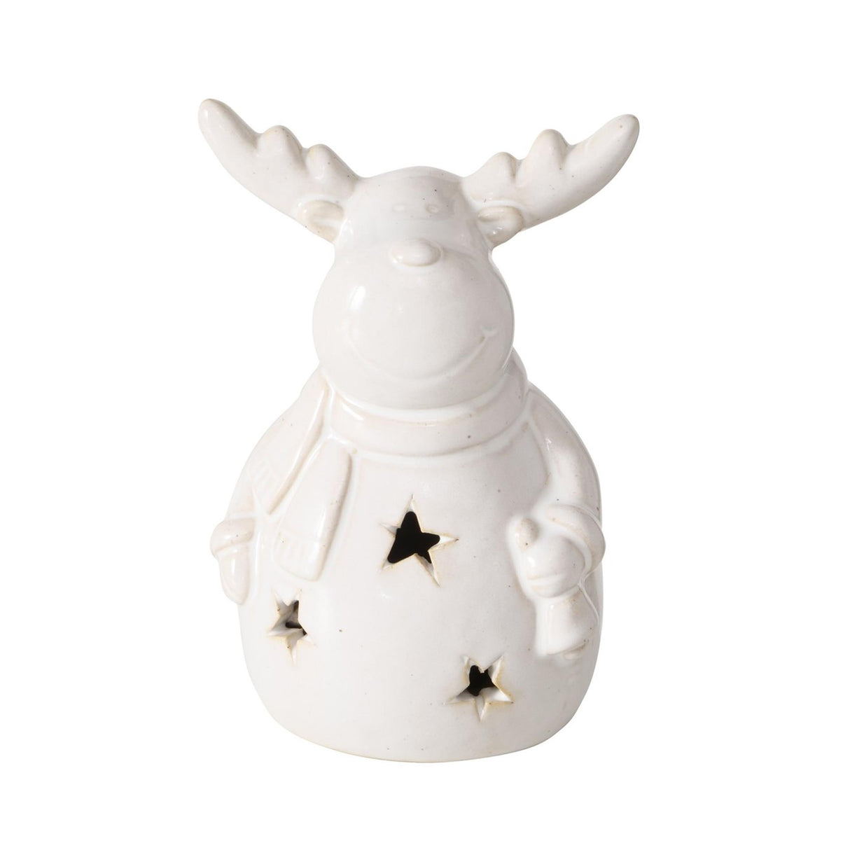 Boltze home hertfiguur cristo steen met led h13cm