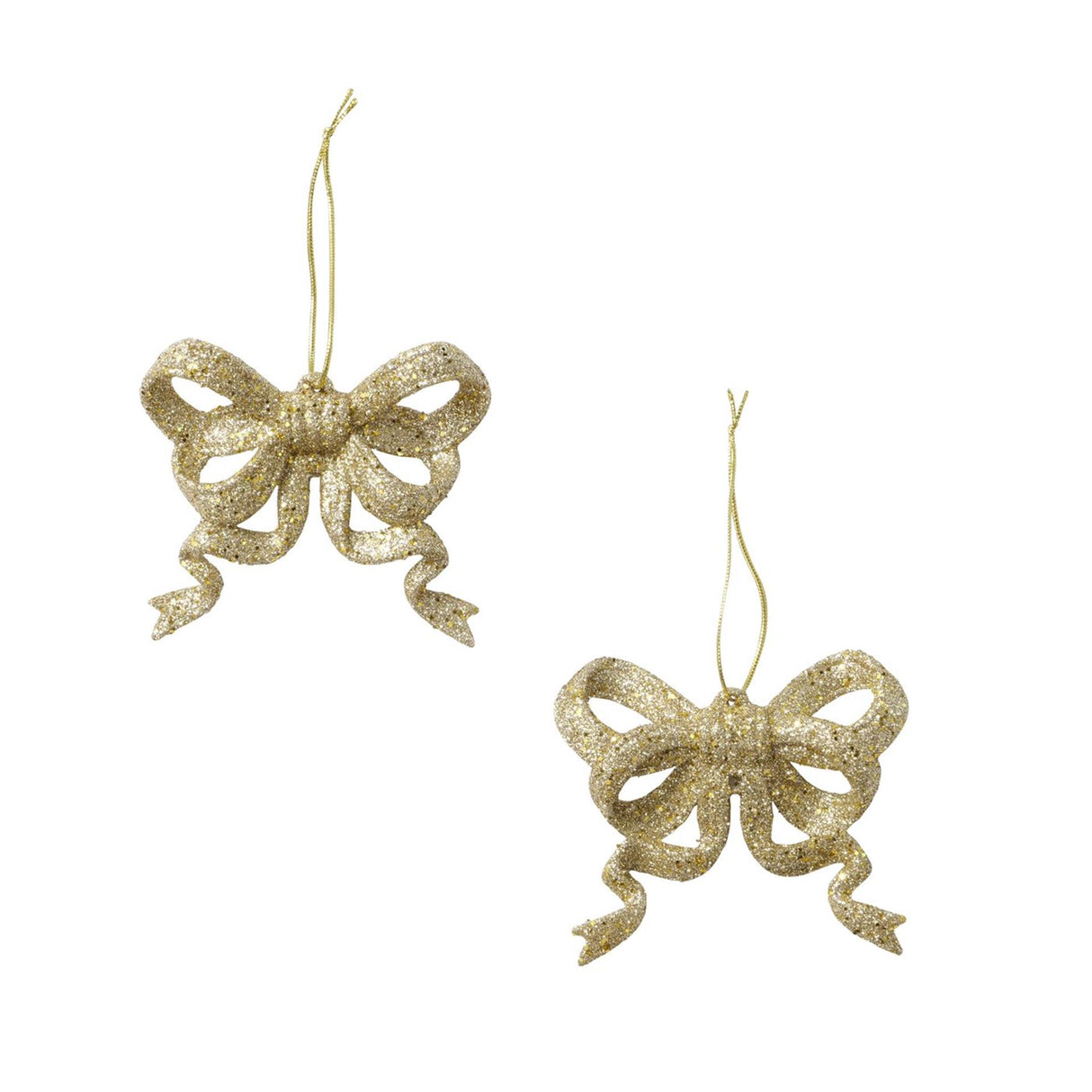 Boltze home kersthanger strik goud set a 2