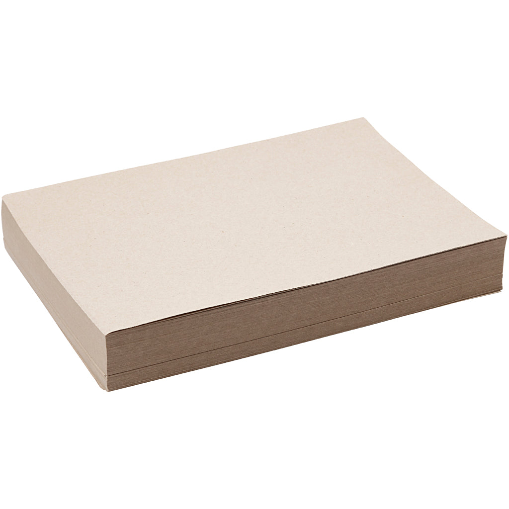 Creativ company recycled paper, A4, sheet 210x297 mm, 100 gr, gray-brown, 250 sheets 1 box