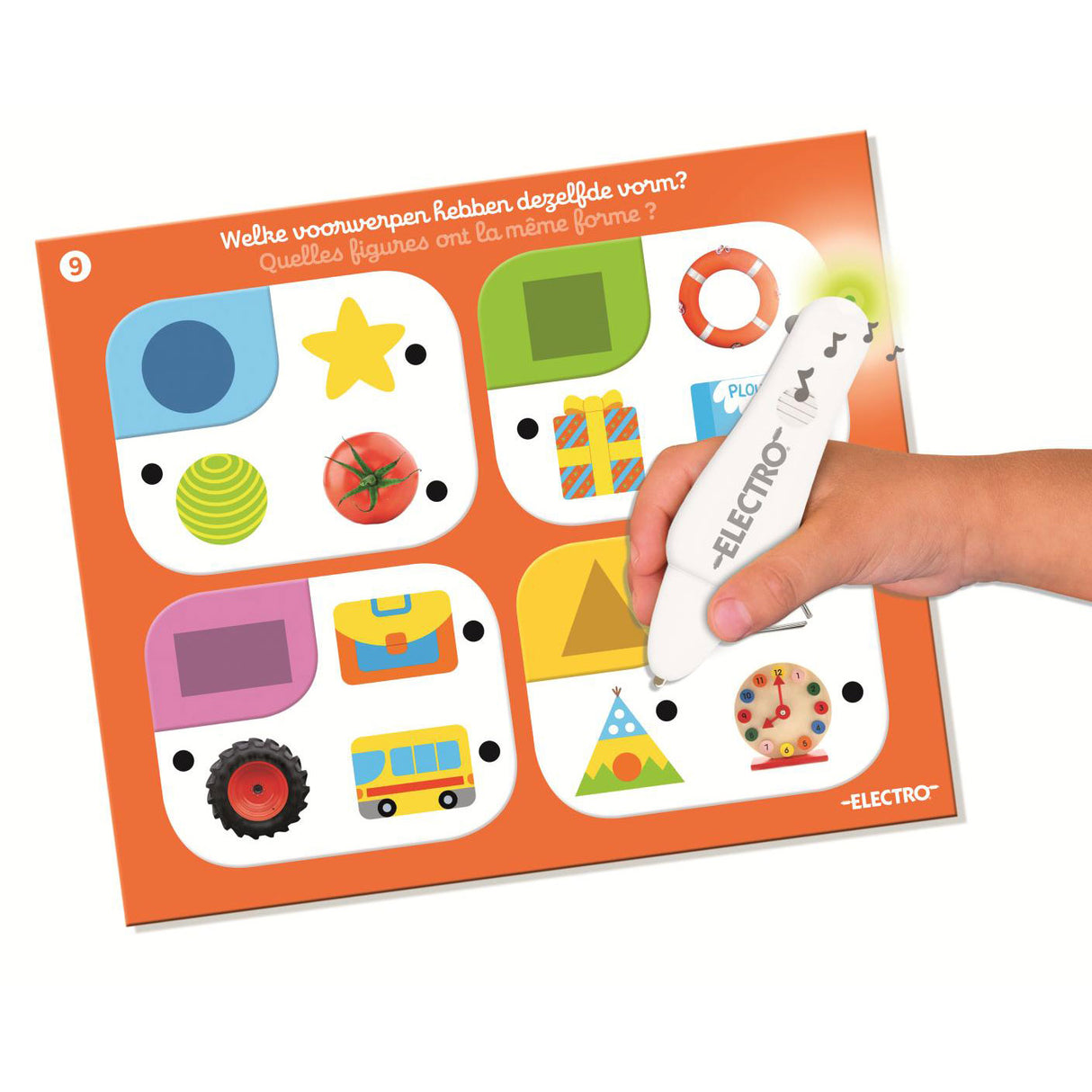 Cruthaíonn peann iontais electro Jumbo dathanna