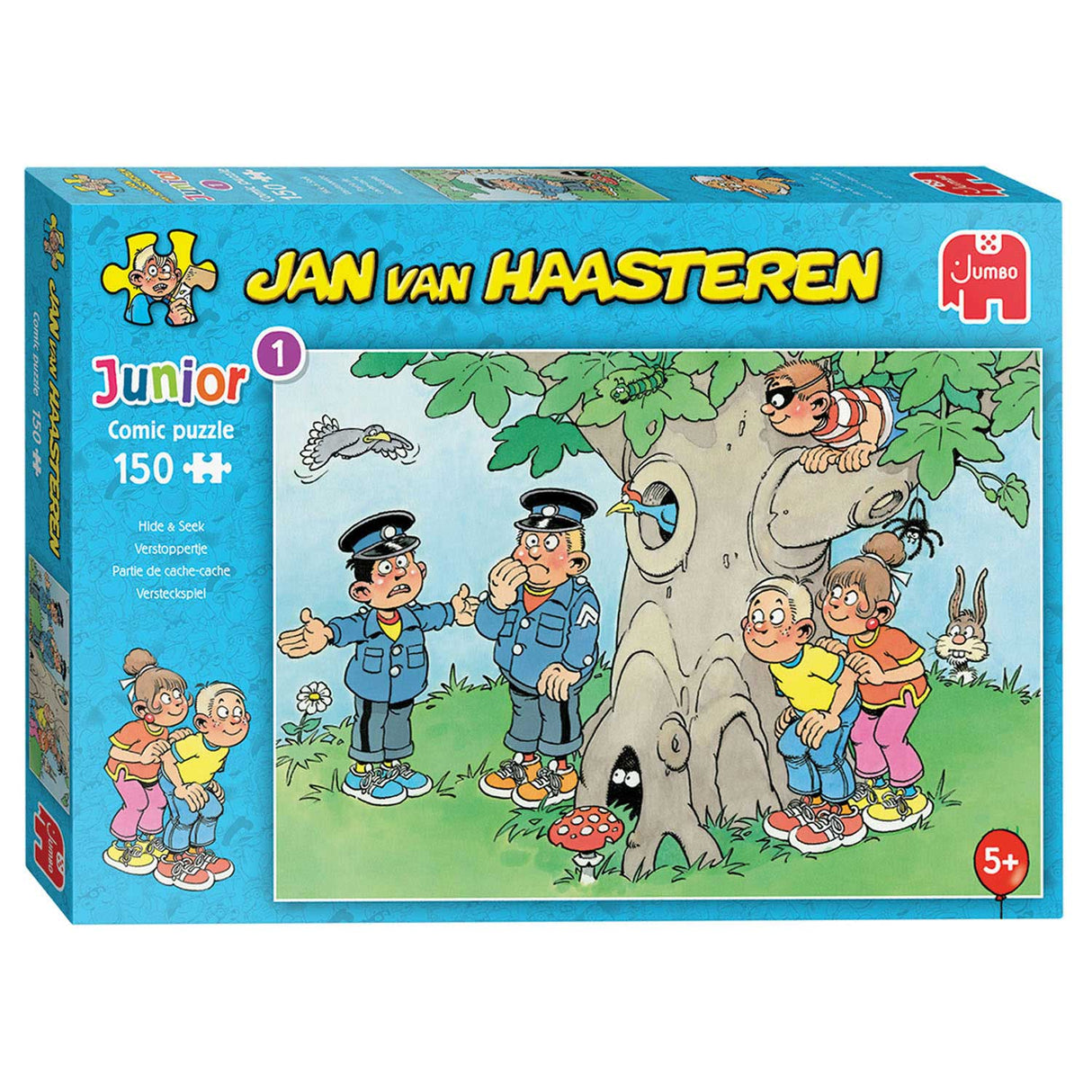 Jan van Haasteren Jigsaw Puzzle Junior Hide and Seek, 150 pieces.