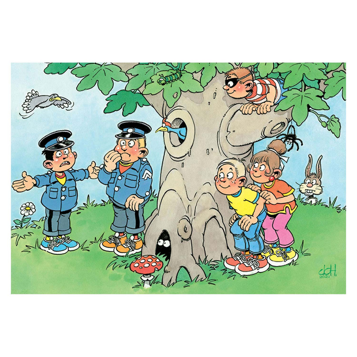 Jan van Haasteren Jigsaw Puzzle Junior Hide and Seek, 150 pieces.