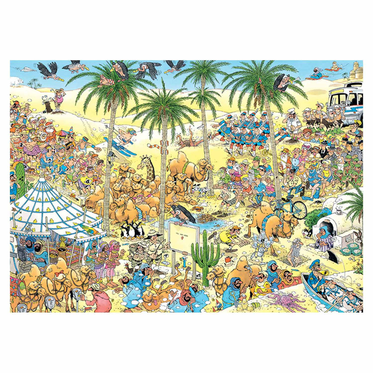 Jan van Haasteren Jigsaw Puzzle - The Oasis, 1000 pieces.