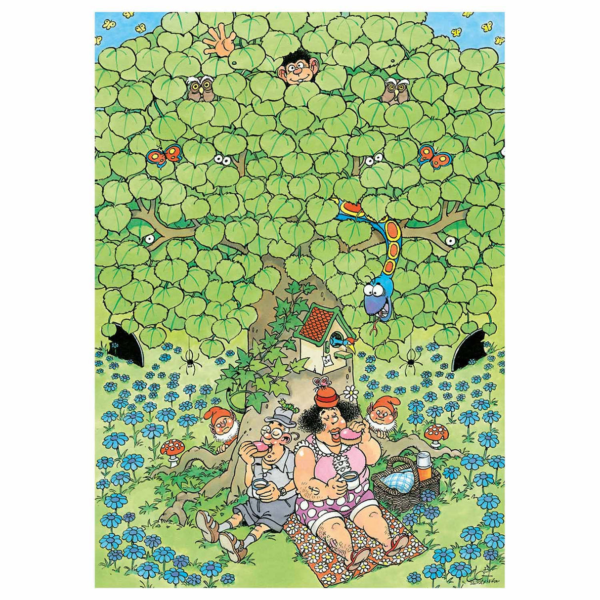 Jan Van Haasteren Jigsaw Puzzle Expert 2 - Fun Picnic, 500º.