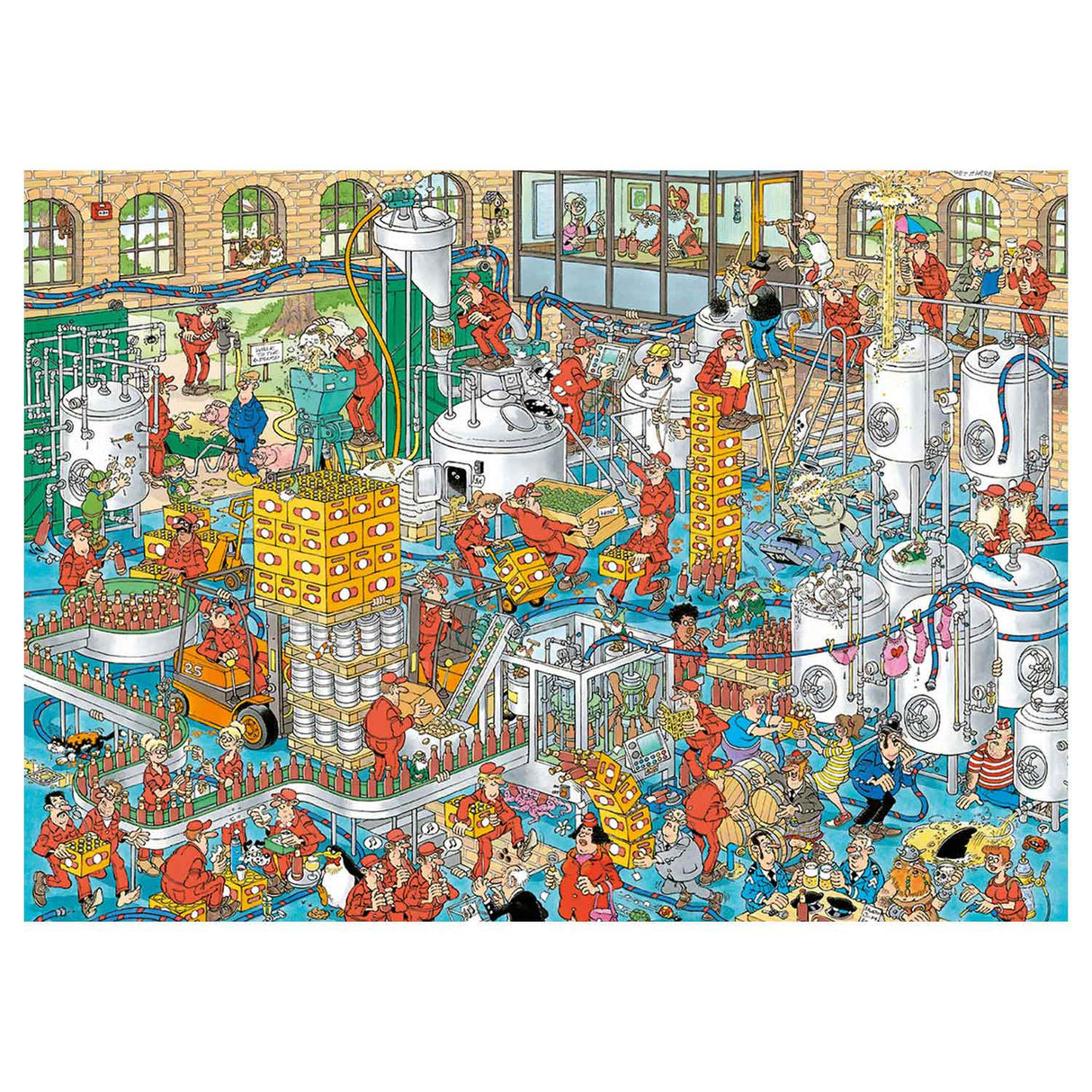 Puzal Jigsaw Jan van Haasteren - An Grúdlann Ceardaíochta, 2000 ríomhaire.