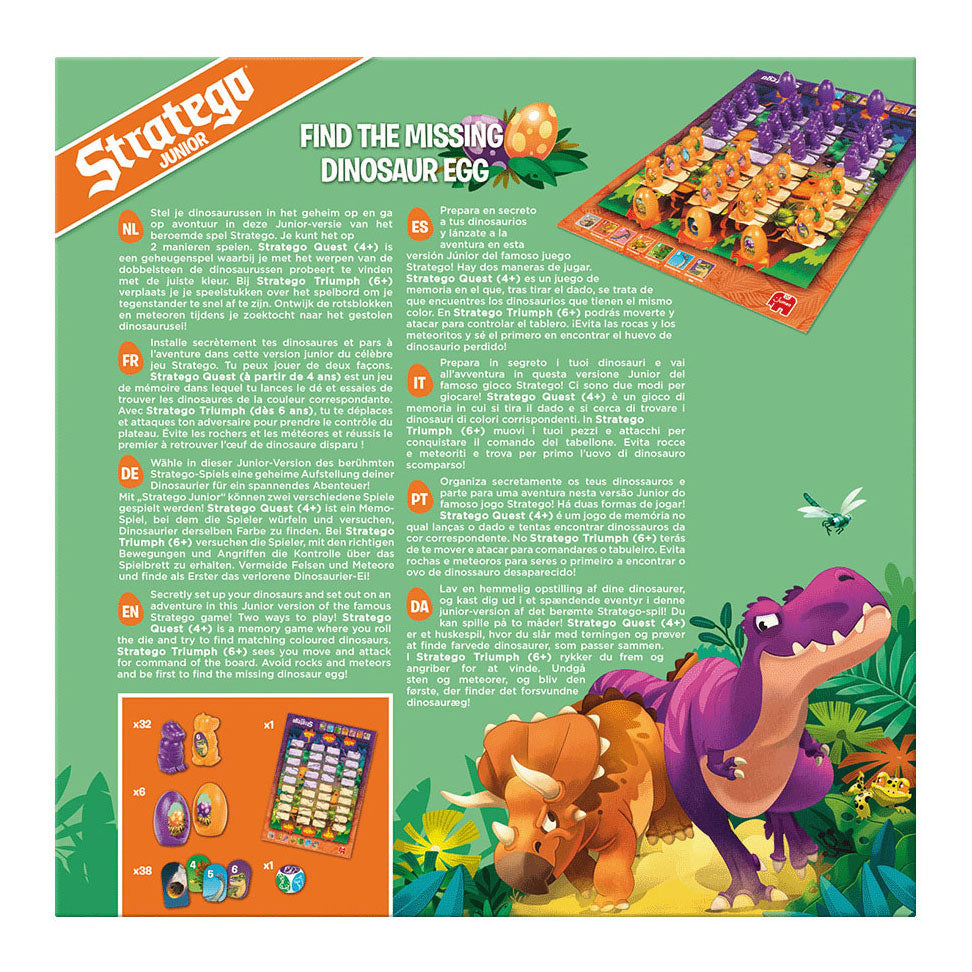 Jumbo Stratego junior Dinos brætspil
