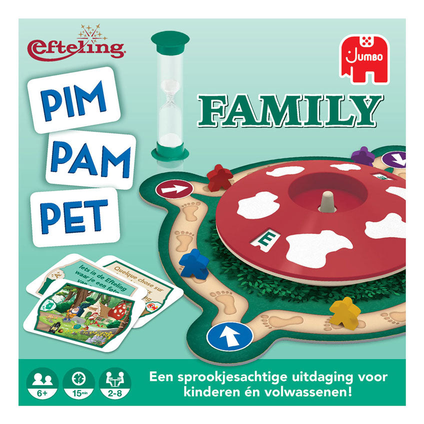 Famille d'animaux de compagnie géants Pim Pam Efteling