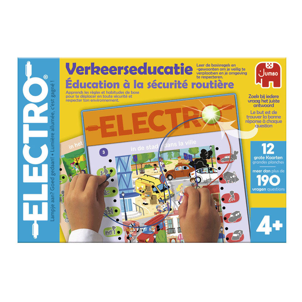 Jeu éducatif géant sur la circulation électrique